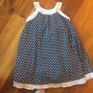 Polka dot girls dress